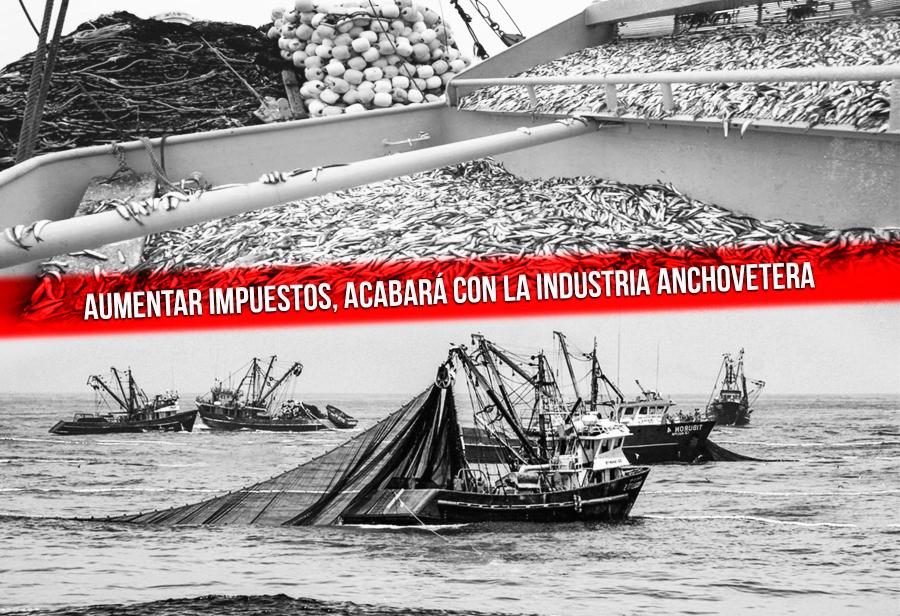Aumentar impuestos, acabará con la industria anchovetera