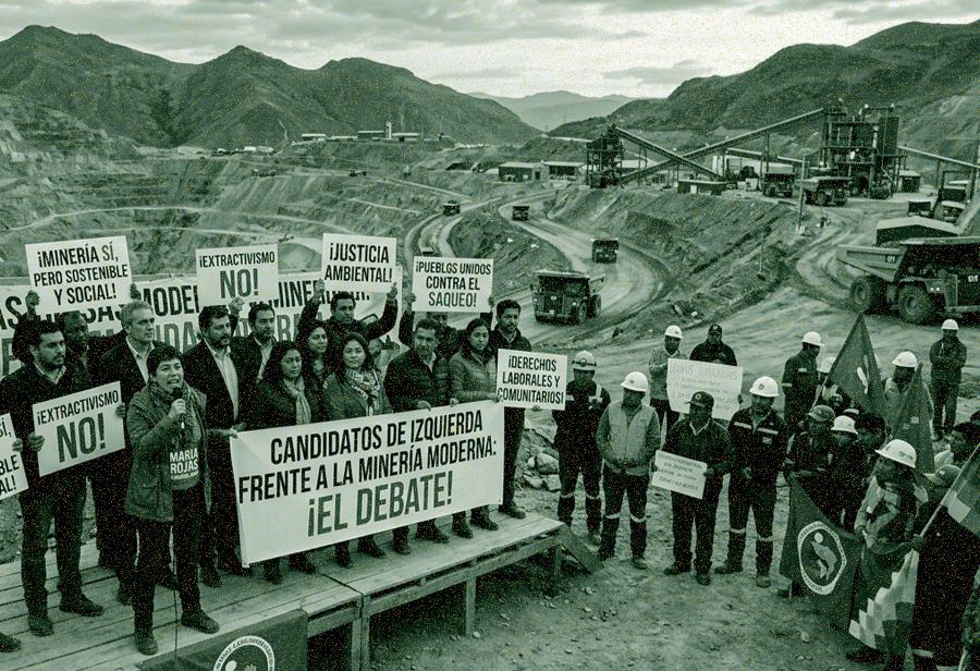 Los candidatos de izquierda frente a la miner&iacute;a moderna