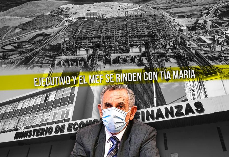 Ejecutivo y el MEF se rinden con Tía María