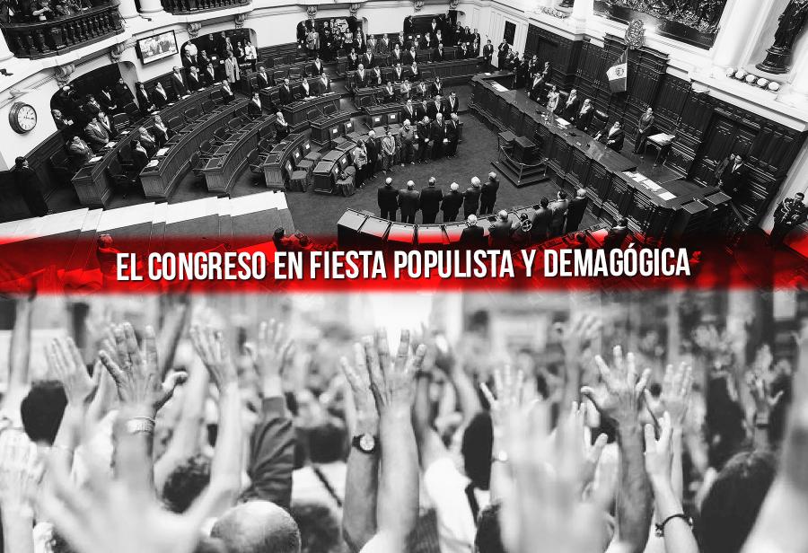 El Congreso en fiesta populista y demagógica