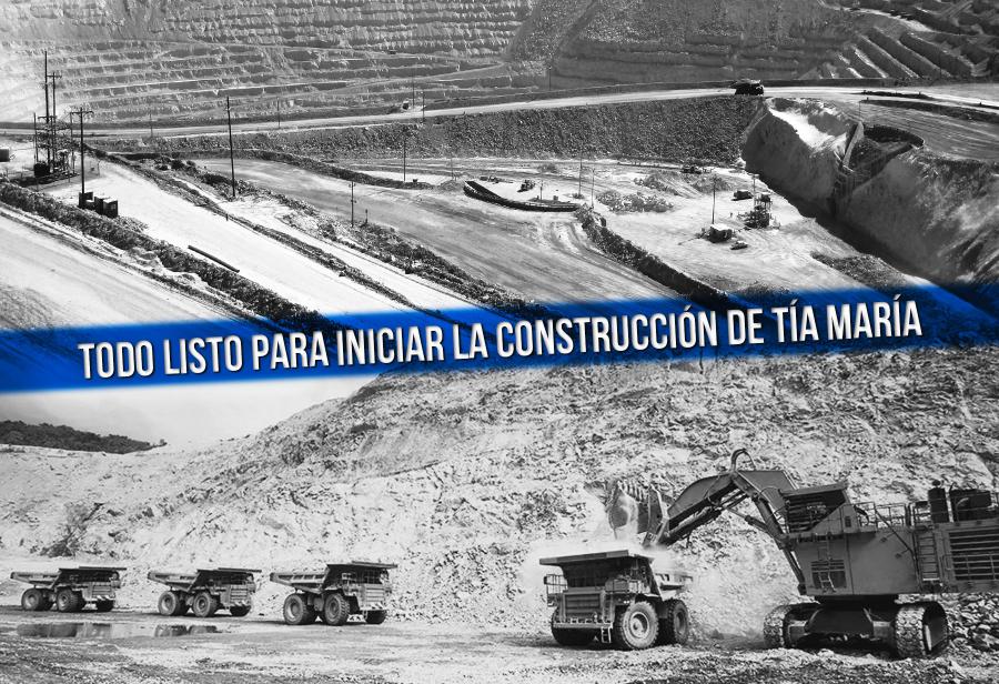 Todo listo para iniciar la construcción de Tía María