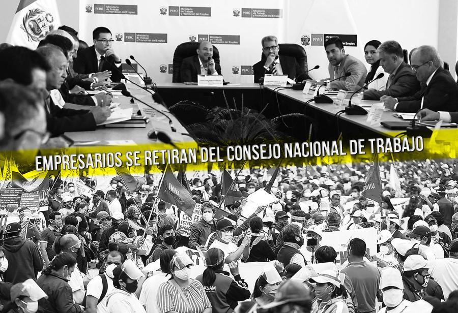 Empresarios se retiran del Consejo Nacional de Trabajo