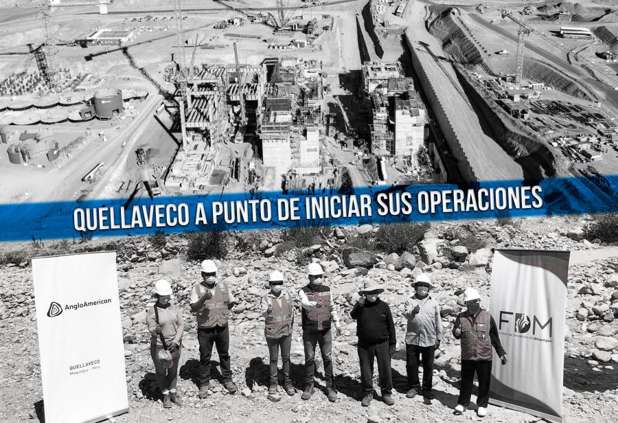 Quellaveco a punto de iniciar sus operaciones