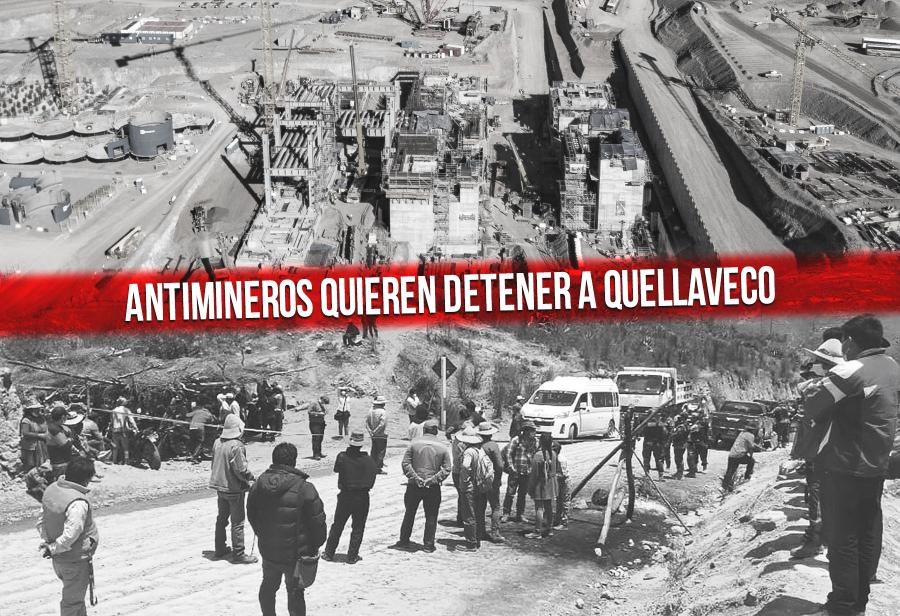 Antimineros quieren detener a Quellaveco