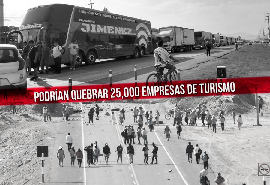Podrían quebrar 25,000 empresas de turismo