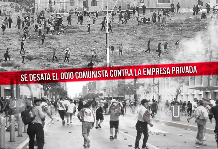 Se desata el odio comunista contra la empresa privada