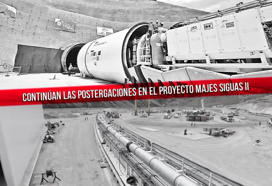 Continúan las postergaciones en el proyecto Majes Siguas II