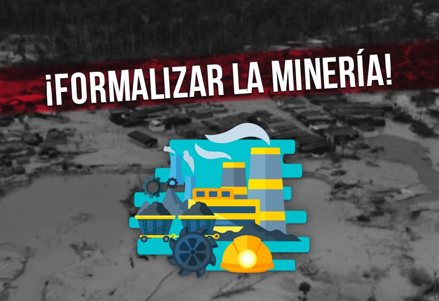 Liquidación de compra para formalizar la minería