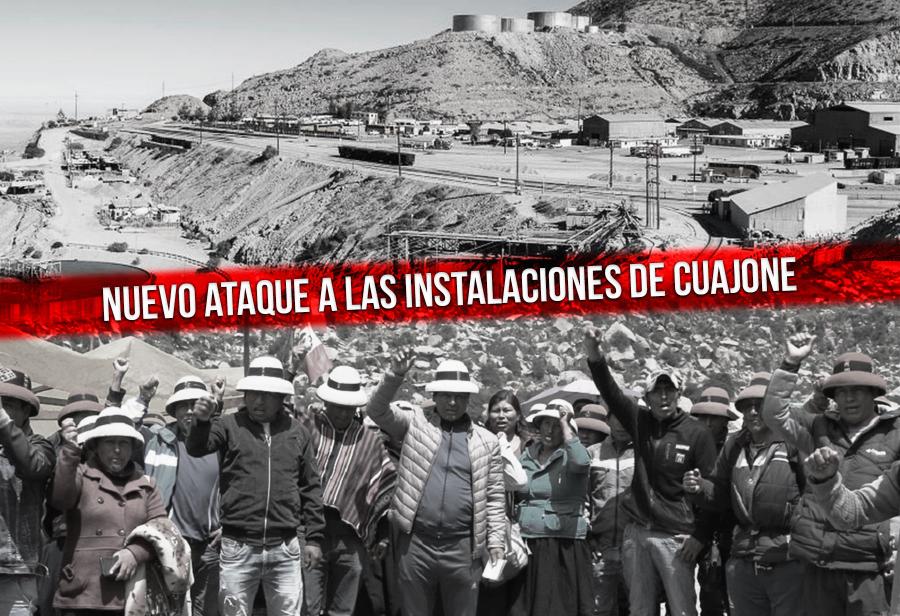Nuevo ataque a las instalaciones de Cuajone