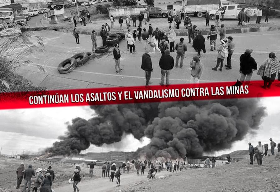 Asaltan la mina Julcani en Huancavelica