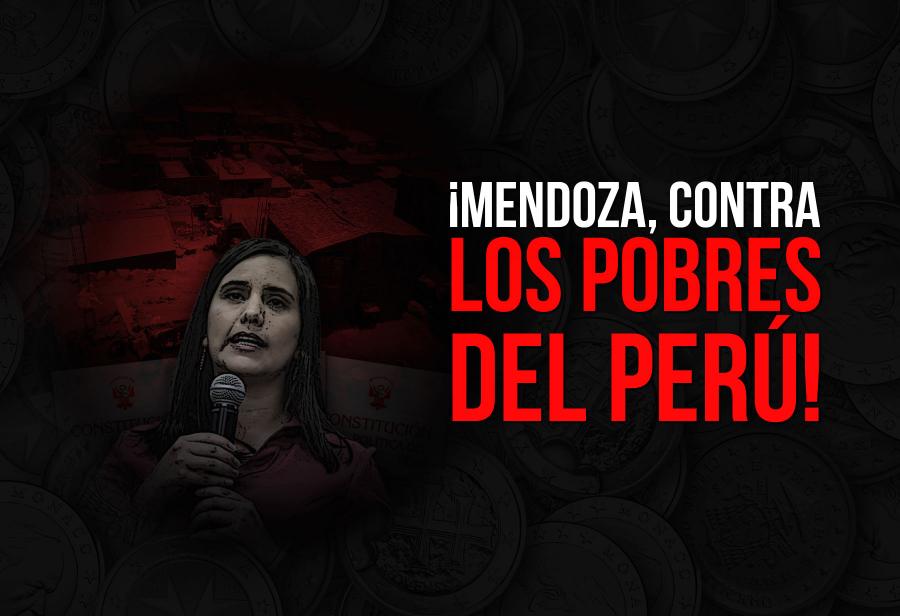 ¡Verónika, contra los pobres del Perú!