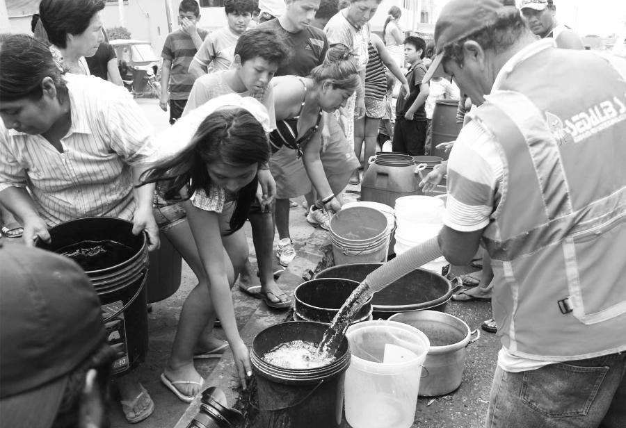Estado no resuelve el problema del agua