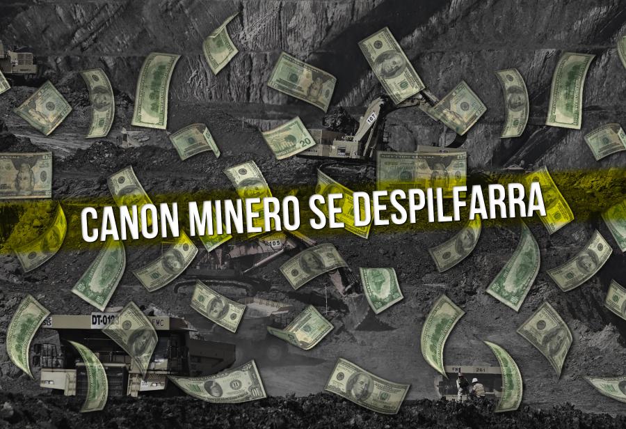 Canon minero se despilfarra