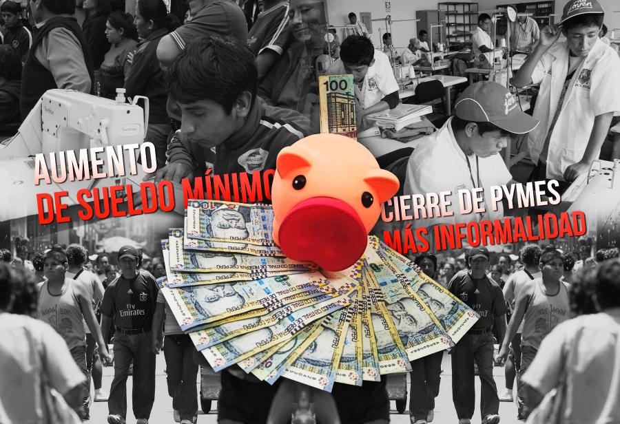 Aumento de sueldo mínimo es amenaza para pobres