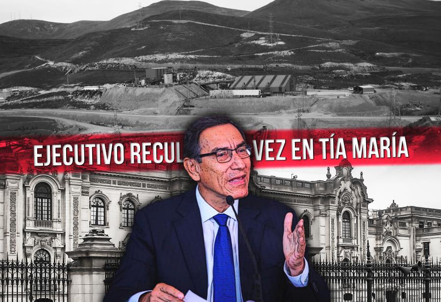 Ejecutivo recula otra vez en Tía María