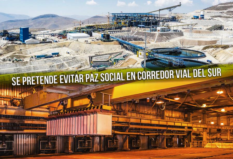 Se pretende evitar paz social en Corredor Vial del Sur