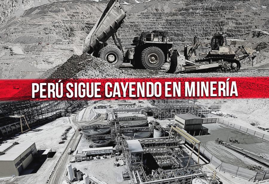 Perú sigue cayendo en minería