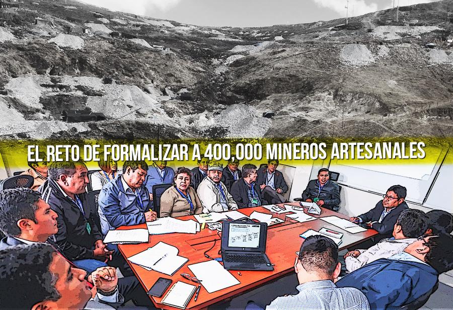 El reto de formalizar a 400,000 mineros artesanales