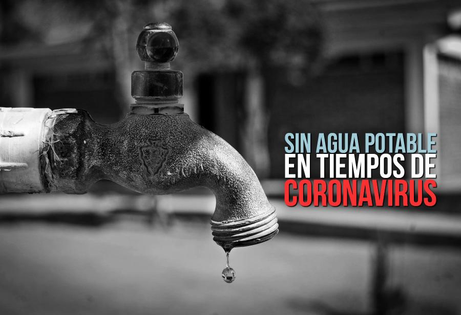 Millones de peruanos enfrentan sin agua potable al coronavirus
