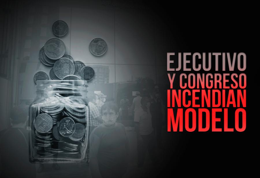 Ejecutivo y Congreso incendian modelo