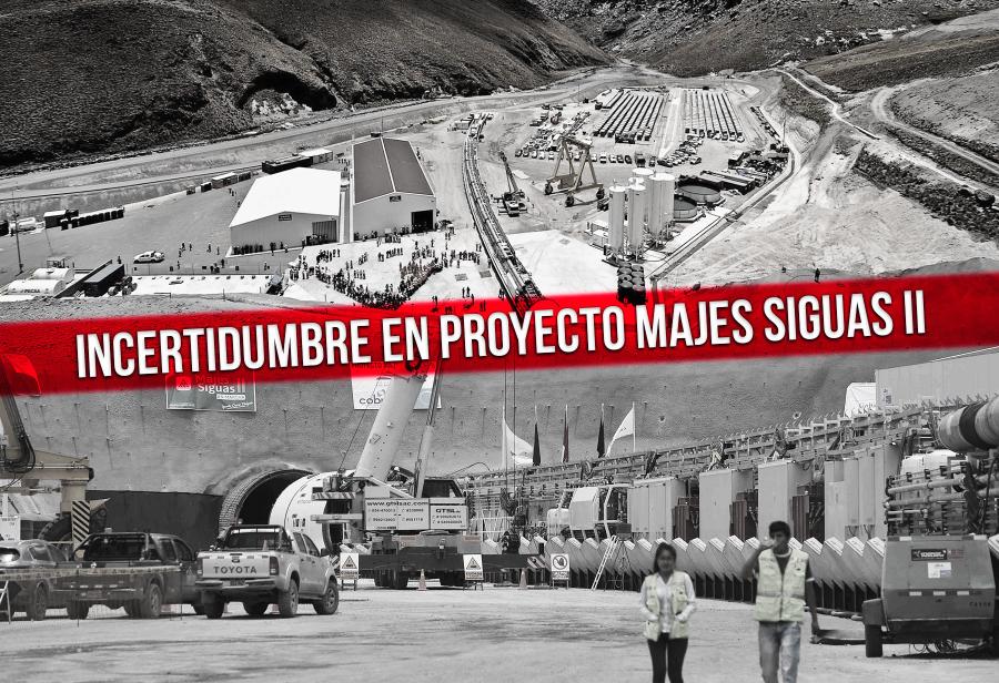 Incertidumbre en proyecto Majes Siguas II