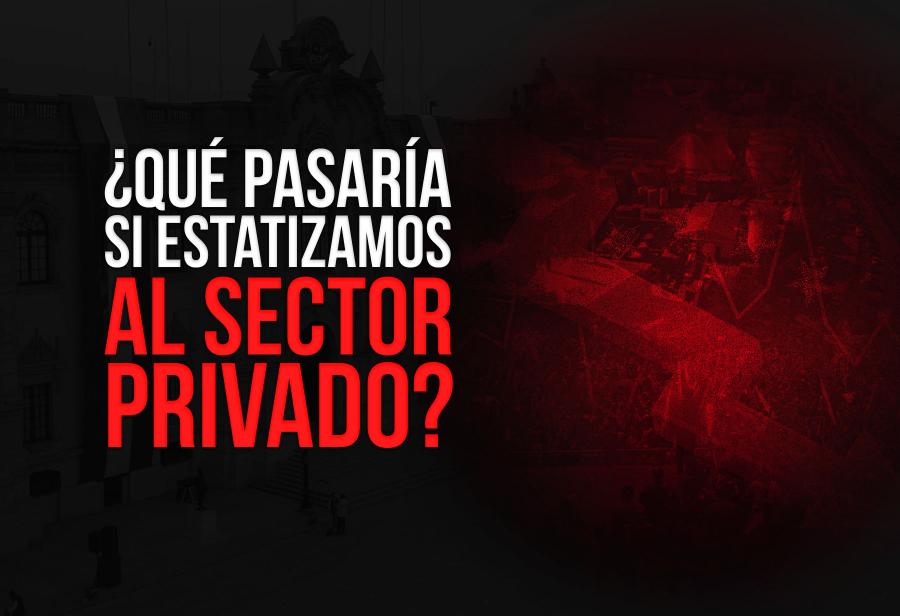 ¿Qué pasaría si estatizamos al sector privado?