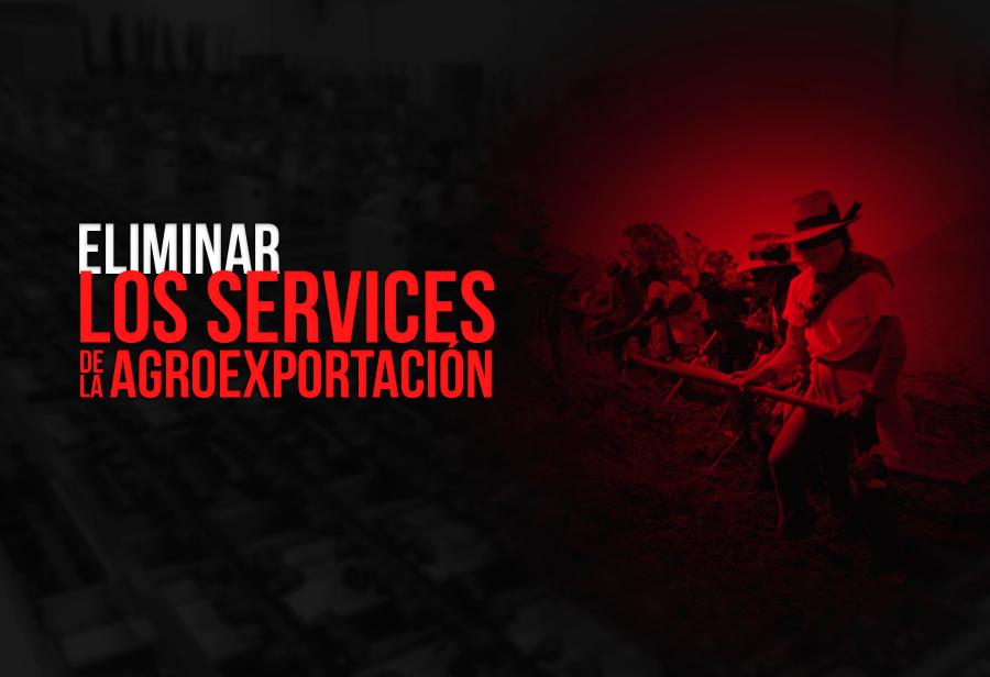Eliminar los services en la agroexportación