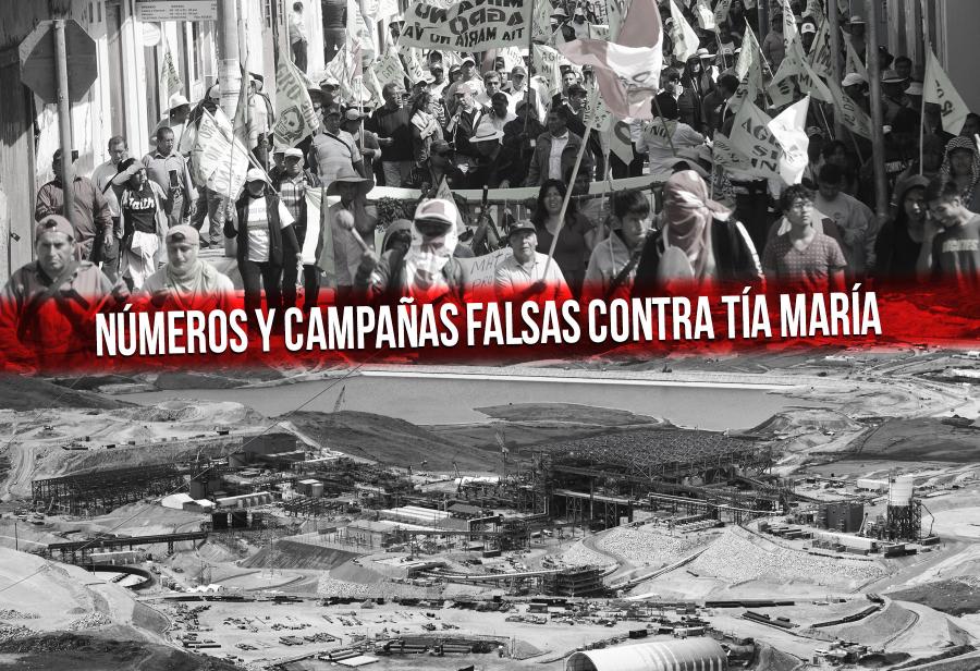 Números y campañas falsas contra Tía María