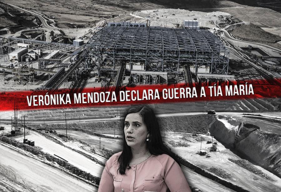 Verónika Mendoza declara guerra a Tía María