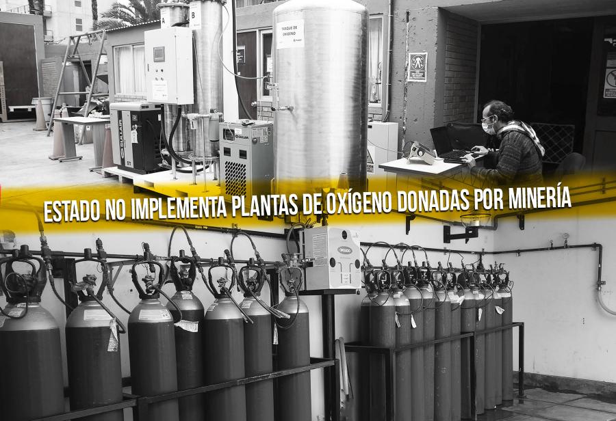 Estado no implementa plantas de oxígeno donadas por minería