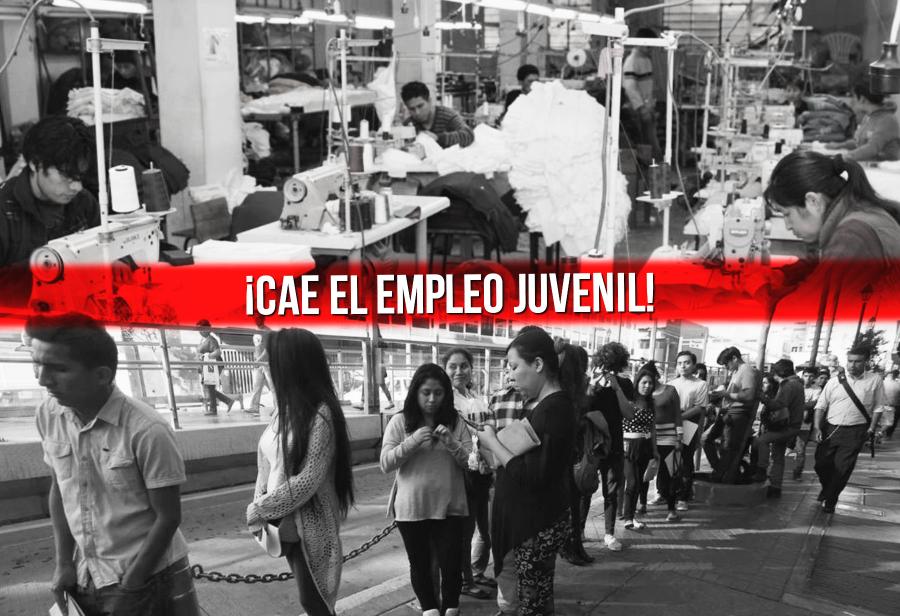 ¡Cae el empleo juvenil!