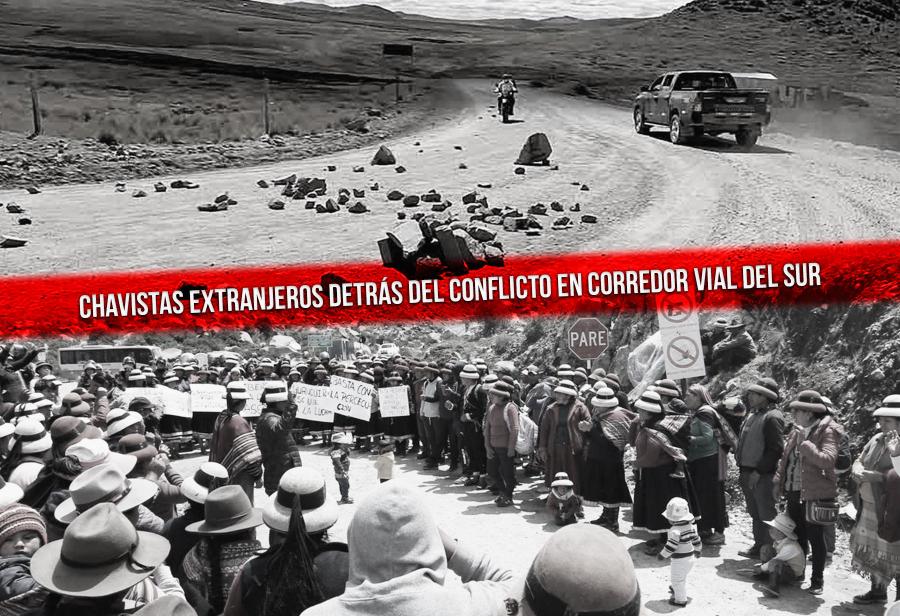 Chavistas extranjeros detrás del conflicto en corredor vial del sur