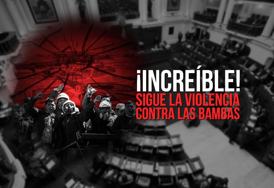 ¡Increíble! Sigue la violencia contra Las Bambas
