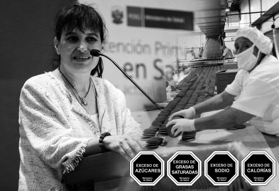 ¡Ministra de salud también contra industria alimentaria!