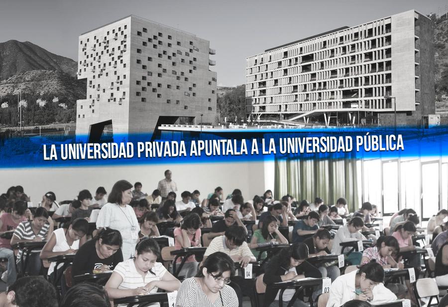 La universidad privada apuntala a la universidad pública