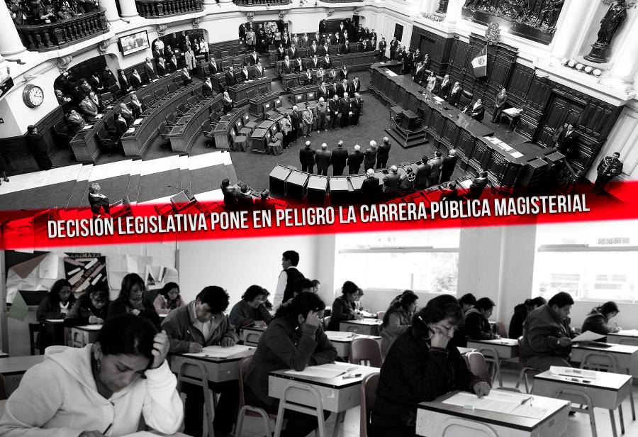 Congreso se pone de lado del maoísmo contra la meritocracia docente