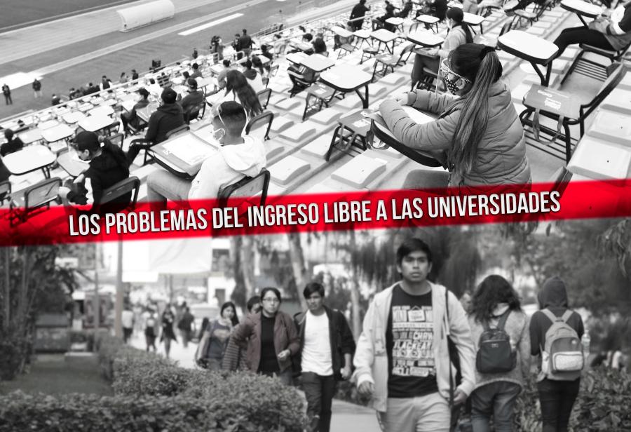 Los problemas del ingreso libre a las universidades