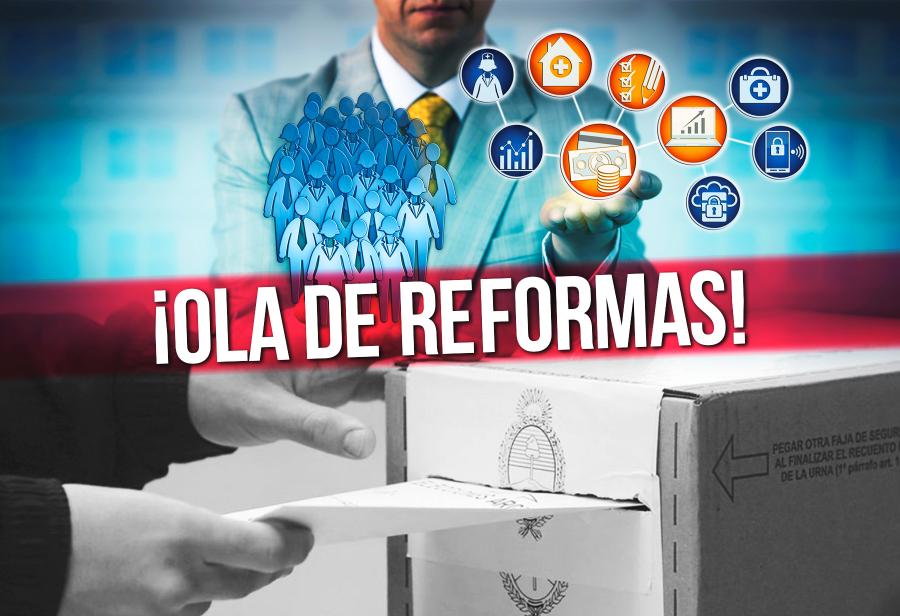 &iexcl;Del rechazo al adelanto a una nueva ola de reformas!