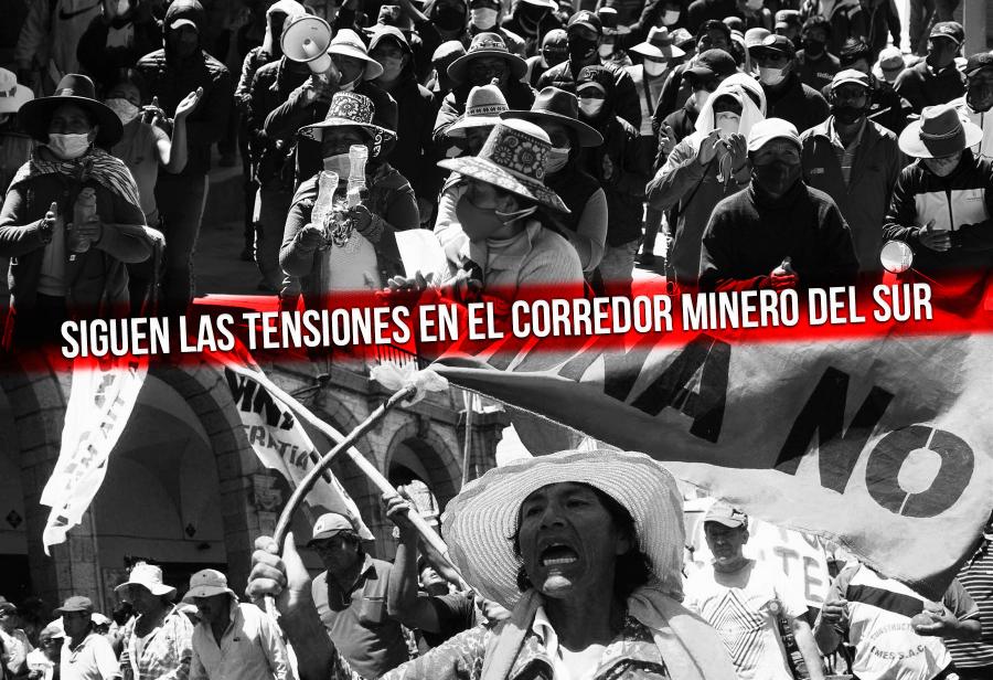 Siguen las tensiones en el Corredor Minero del Sur
