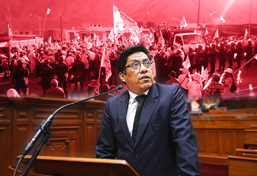 Ministro de Justicia a favor de antimineros