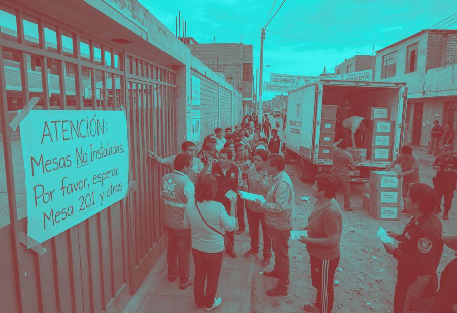 Graves irregularidades en el proceso electoral