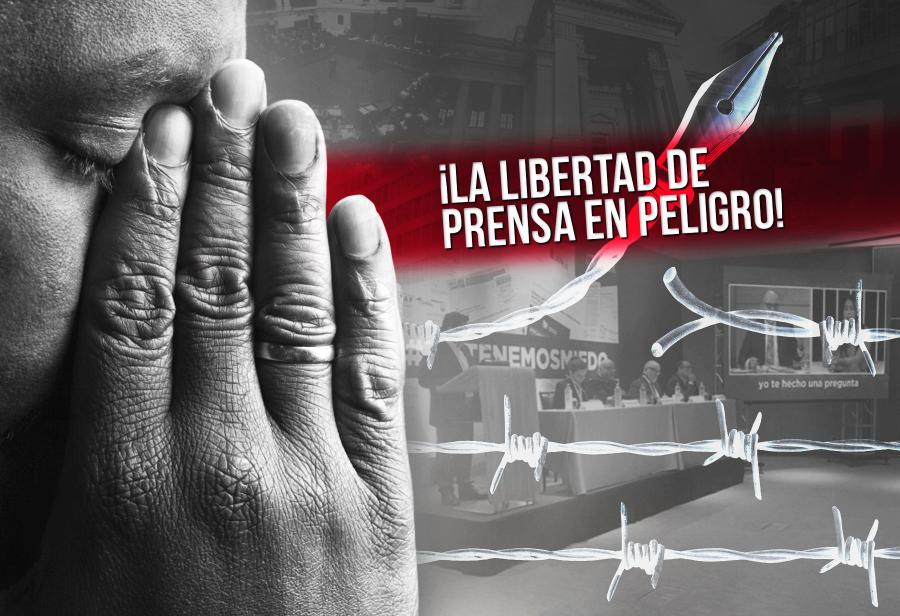 ¡La libertad de prensa en peligro!