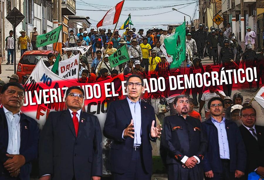 T&iacute;a Mar&iacute;a: &iexcl;Pulverizando la autoridad del Estado democr&aacute;tico!