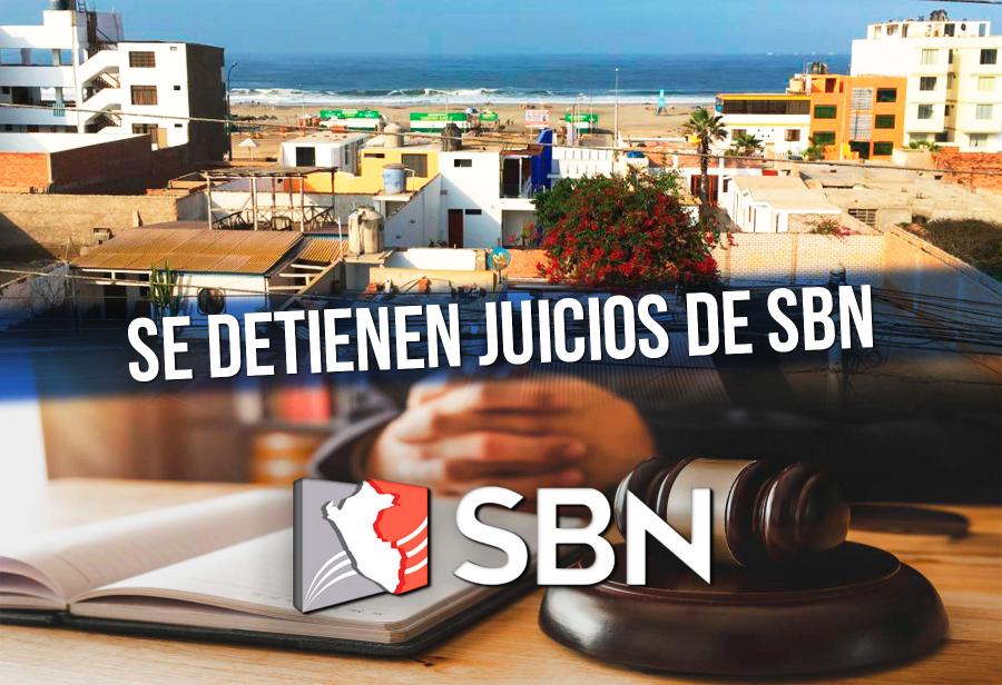 Se detienen juicios de SBN en zonas costeras