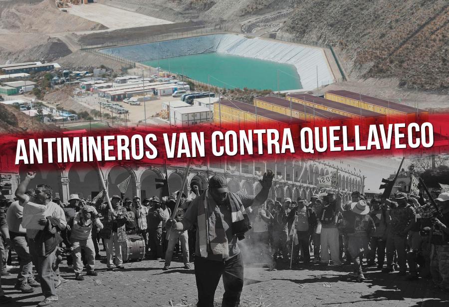 Antimineros van contra Quellaveco