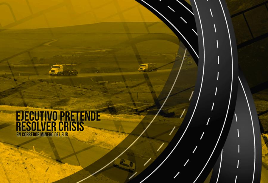 Ejecutivo pretende resolver crisis en Corredor del Sur