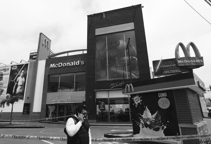 Terrible accidente en local de comida r&aacute;pida