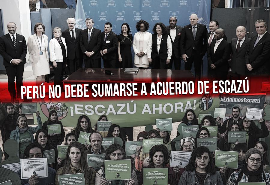 Per&uacute; no debe sumarse a Acuerdo de Escaz&uacute;