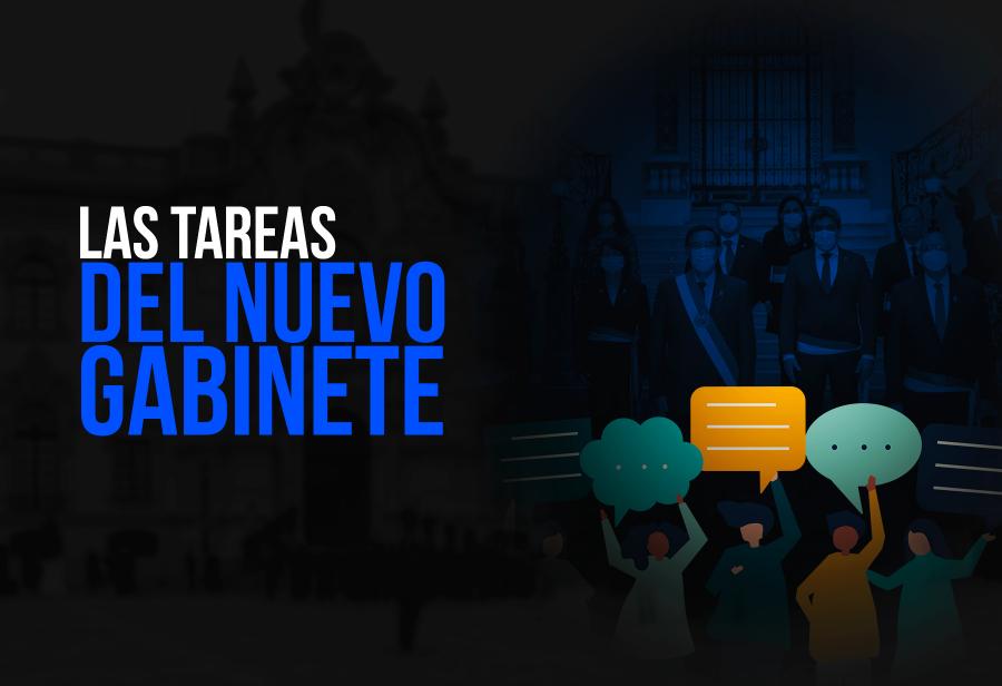 Las tareas del nuevo Gabinete