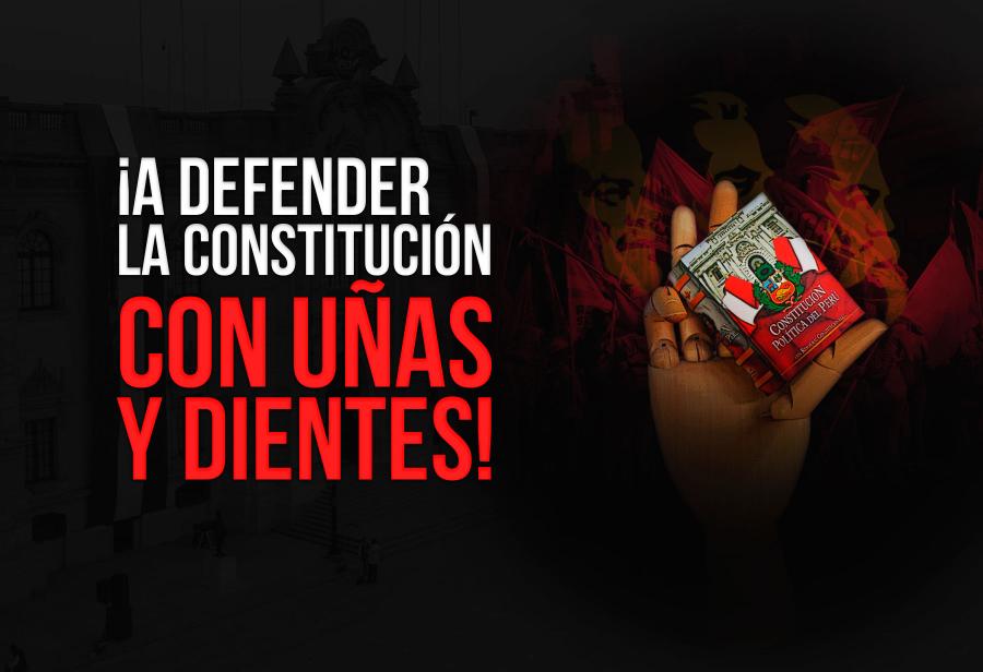 ¡A defender la Constitución con uñas y dientes!